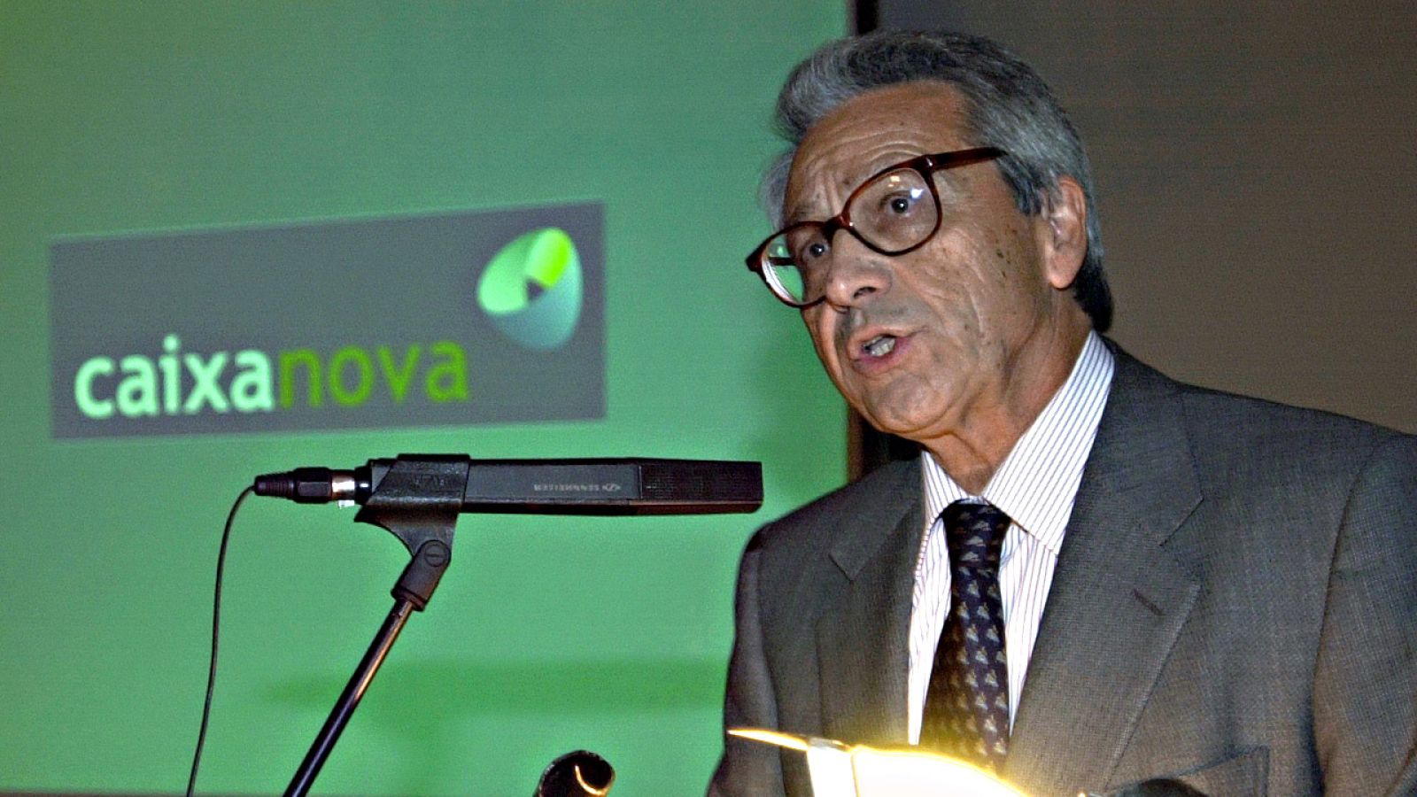 Julio Fernández Gayoso, cuando era presidente de Caixa Nova
