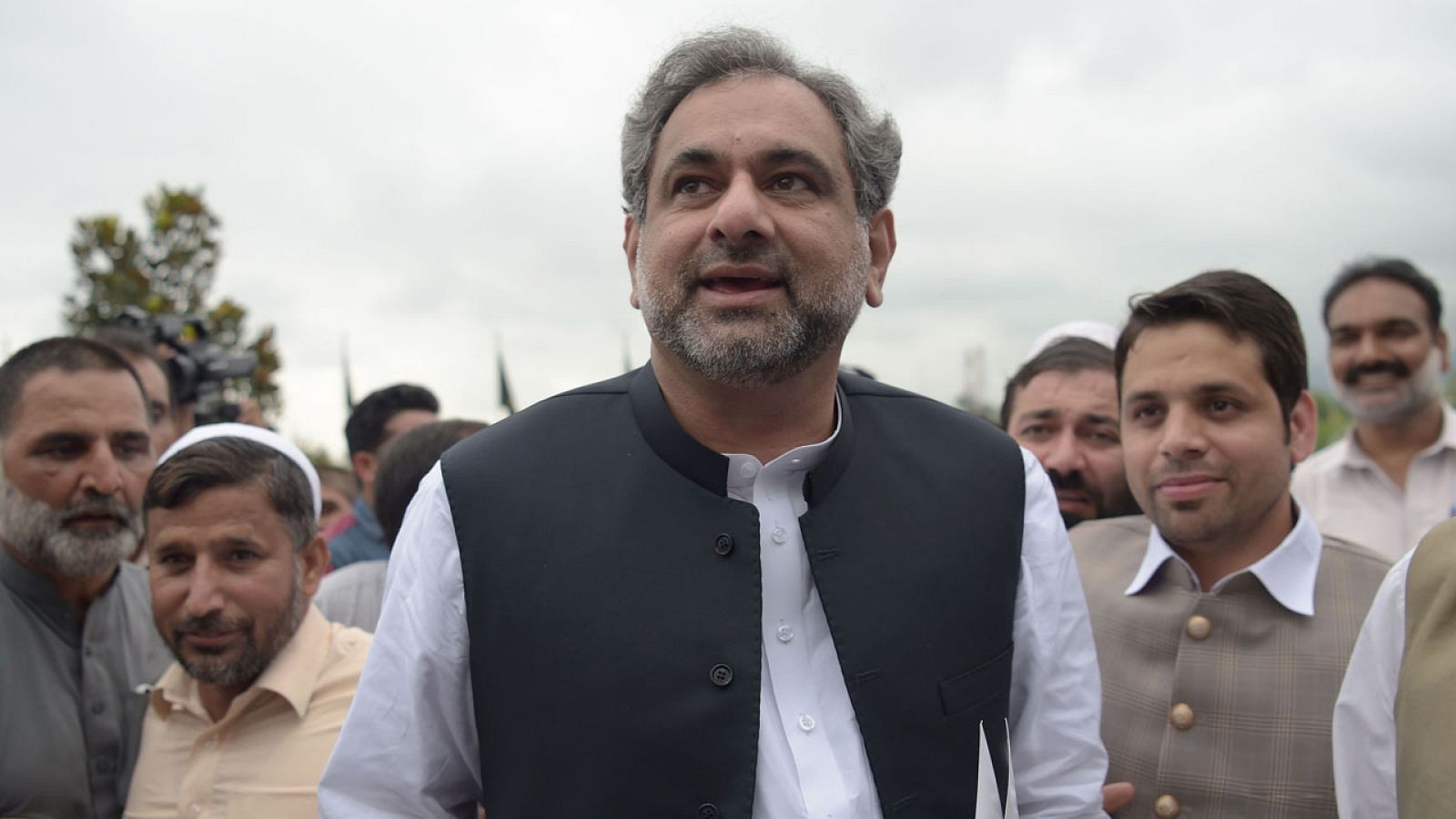 Shahid Khaqan Abbasi, nuevo primer ministro paquistaní, fotografiado en Islamabad
