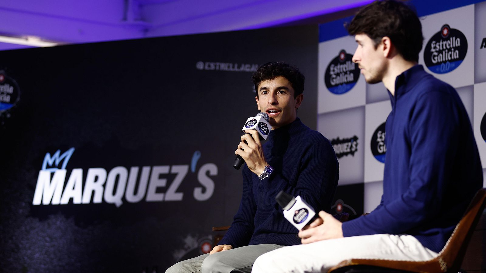 Marc Márquez, en la presentación de su nueva Ducati