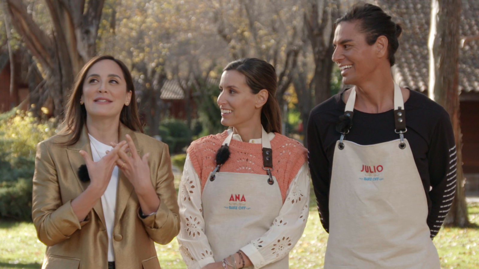 Tamara Falcó visita las cocinas de 'Bake Off: famosos al horno'