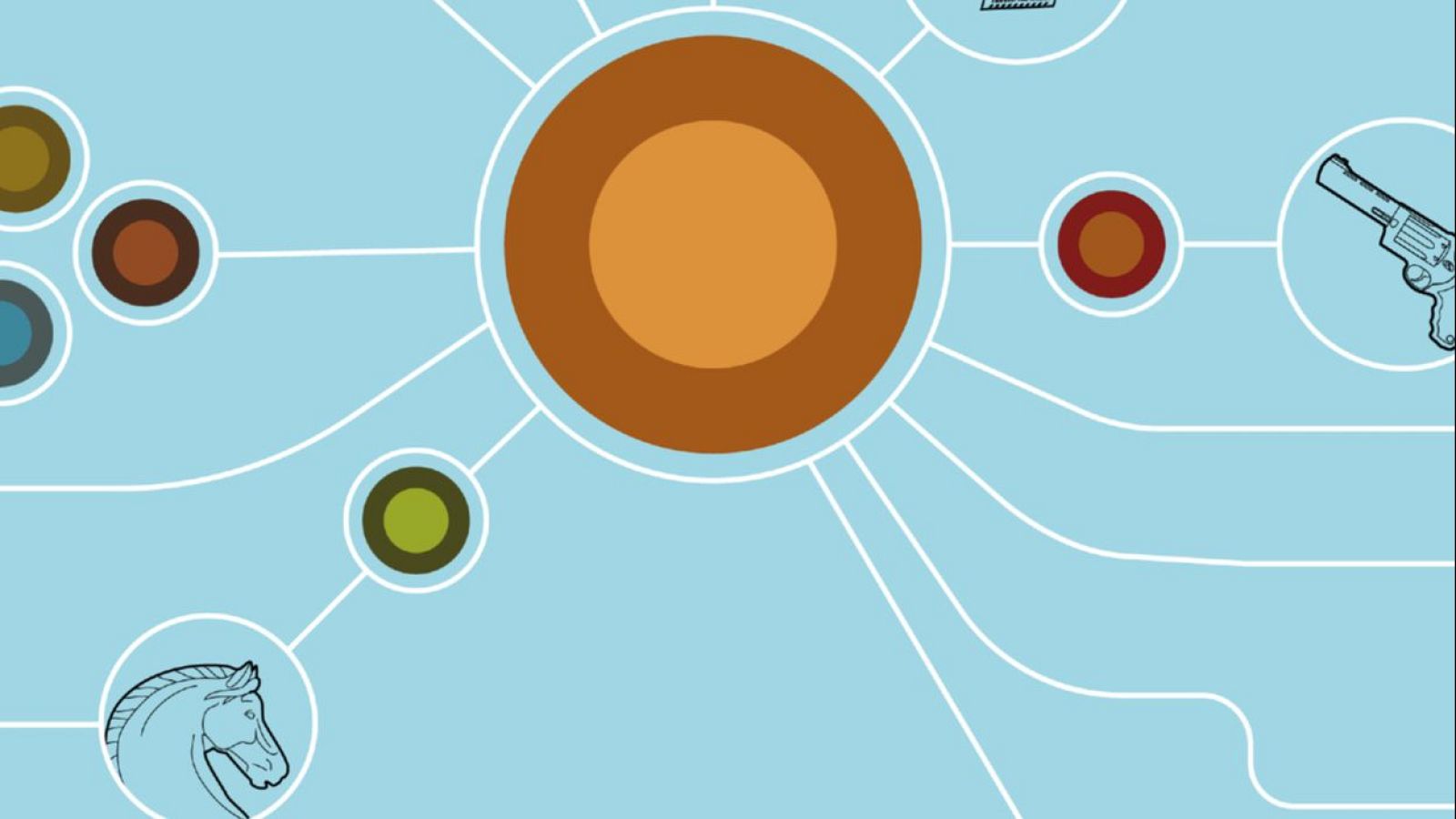 Detalle de la portada de 'El color de las cosas'