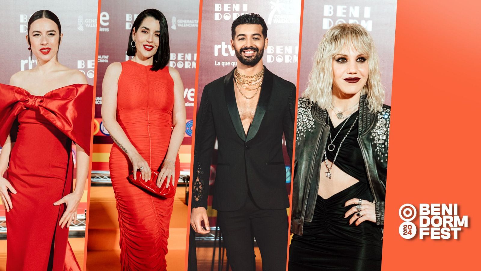 Alfombra Naranja Benidorm Fest 2024: Los mejores 'looks'