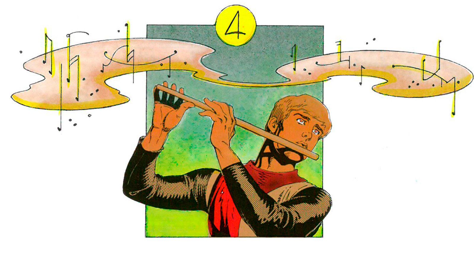 Viñeta de 'La flauta mágica'