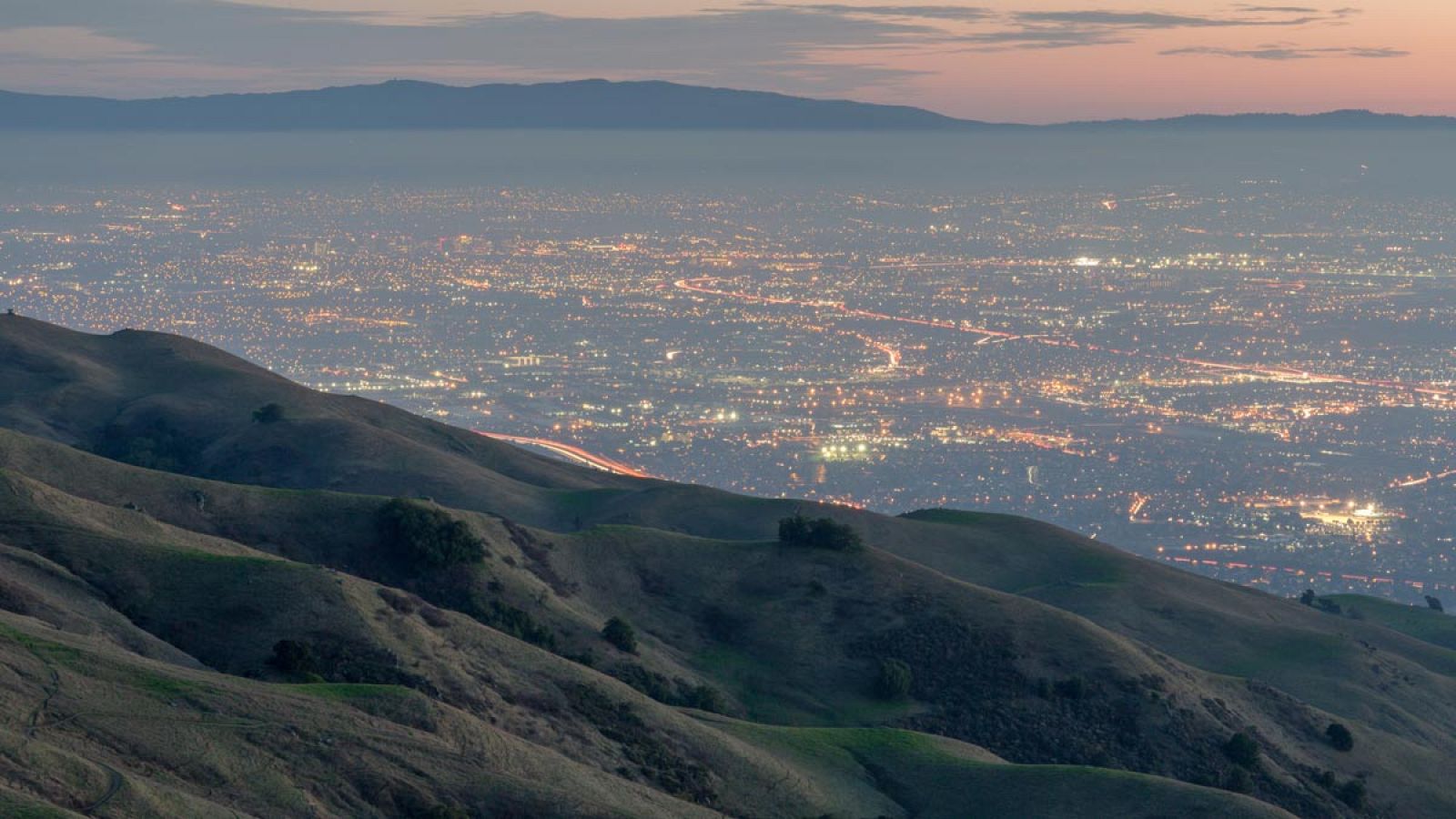 Imagen de Silicon Valley, en la zona sur de la Bahía de San Francisco, California.