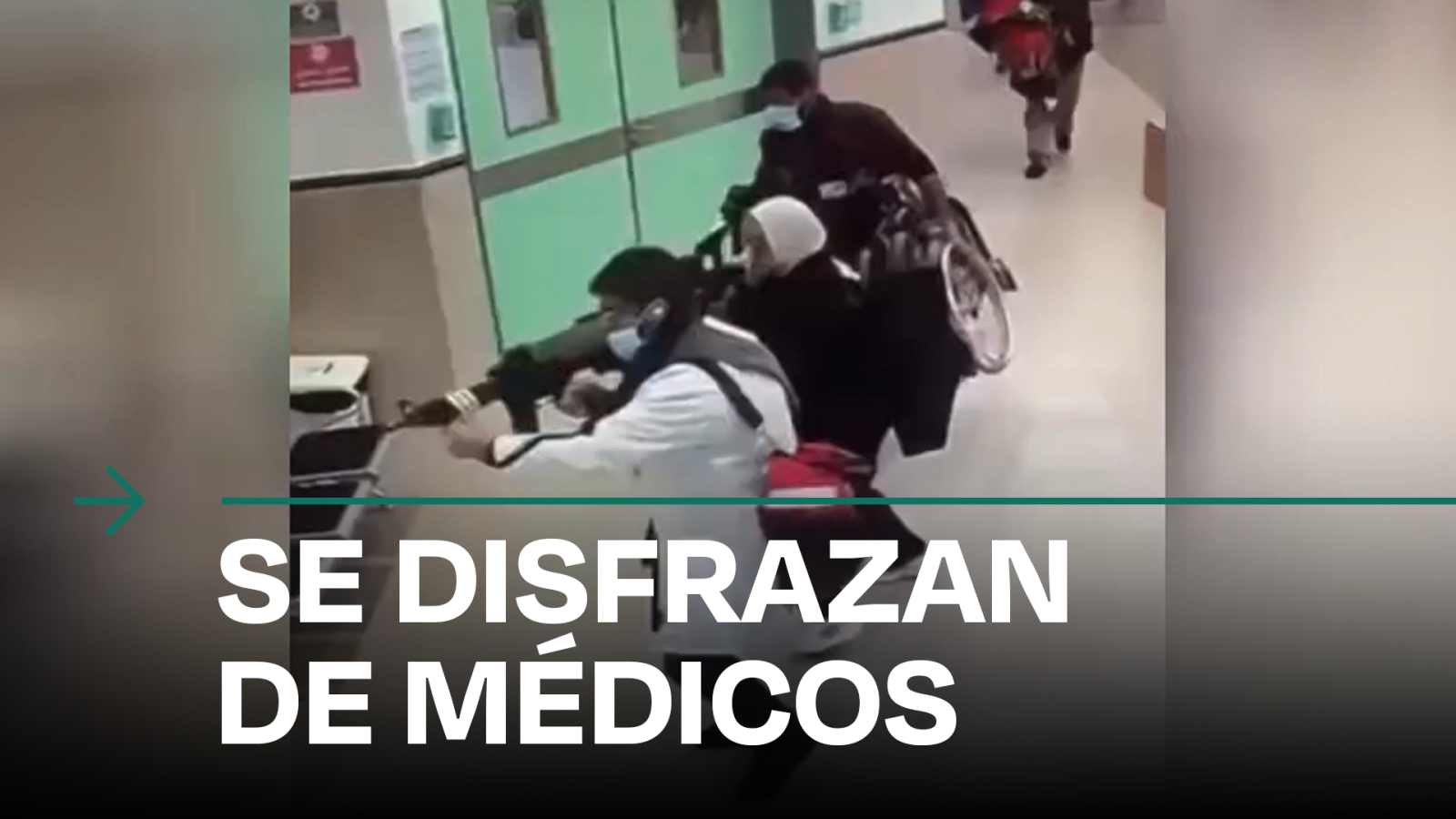 Tropa israelíes en el hospital de Yenín