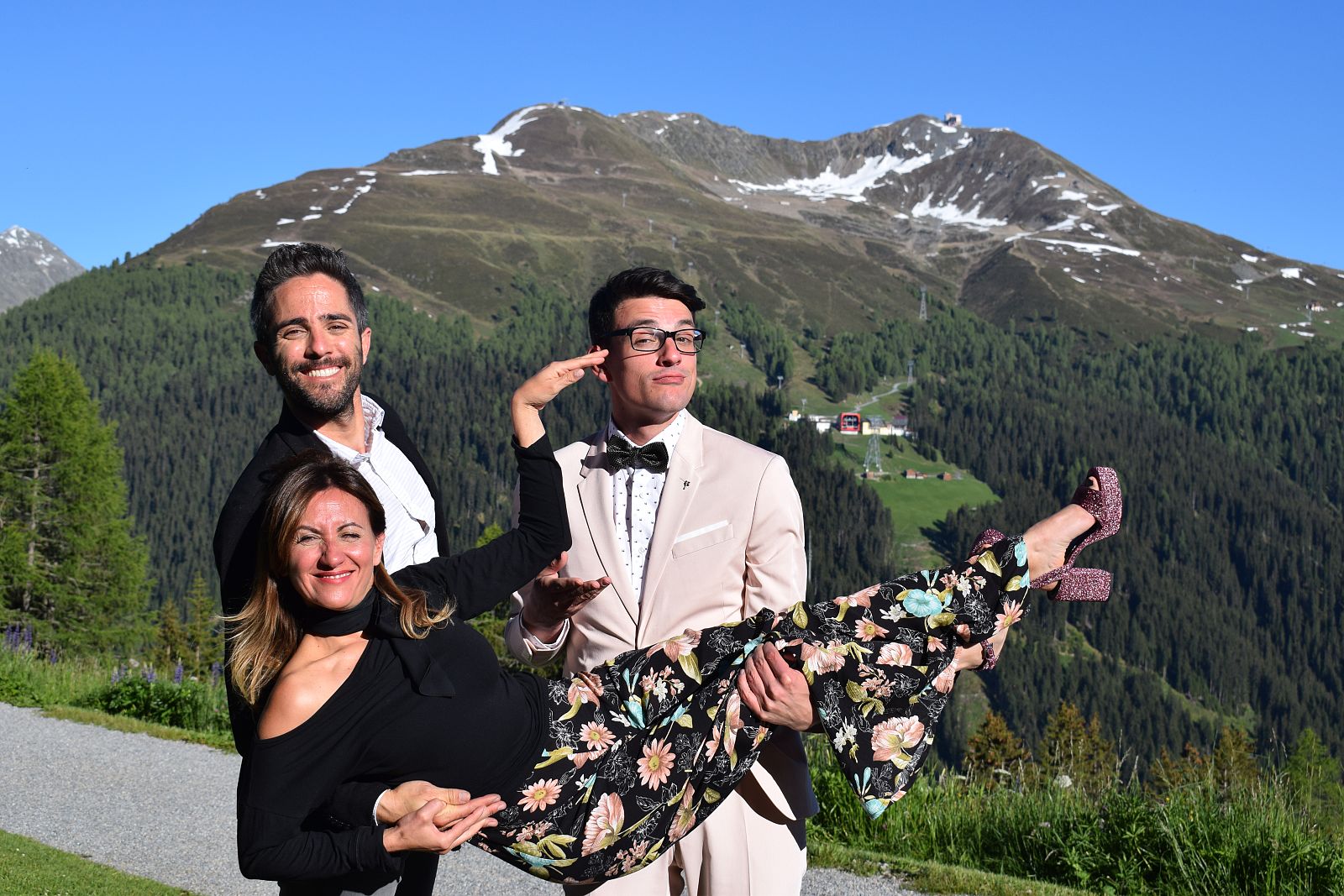 Roberto Leal, Elías Torrecillas y Reichel Delgado