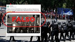 No es un ataque de los CDR contra la Policía en Barcelona en 2017, son disturbios en Argentina