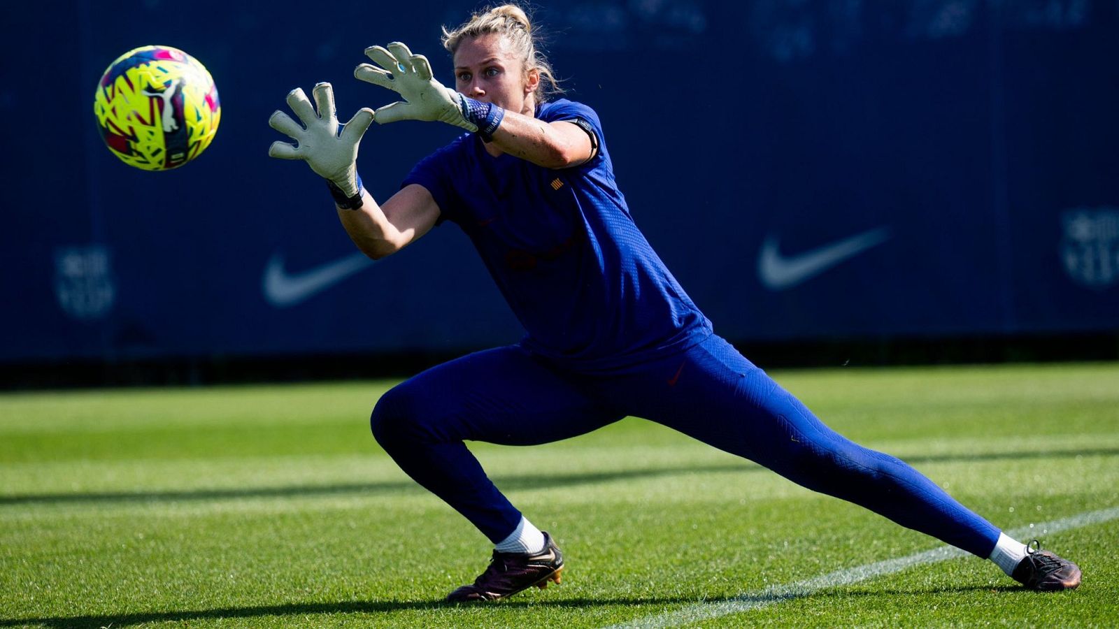 Sandra Paños, en una imagen de archivo con el Barcelona