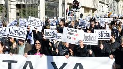Miles de abogados y procuradores reclaman en Madrid pensiones dignas y pasarse al régimen general