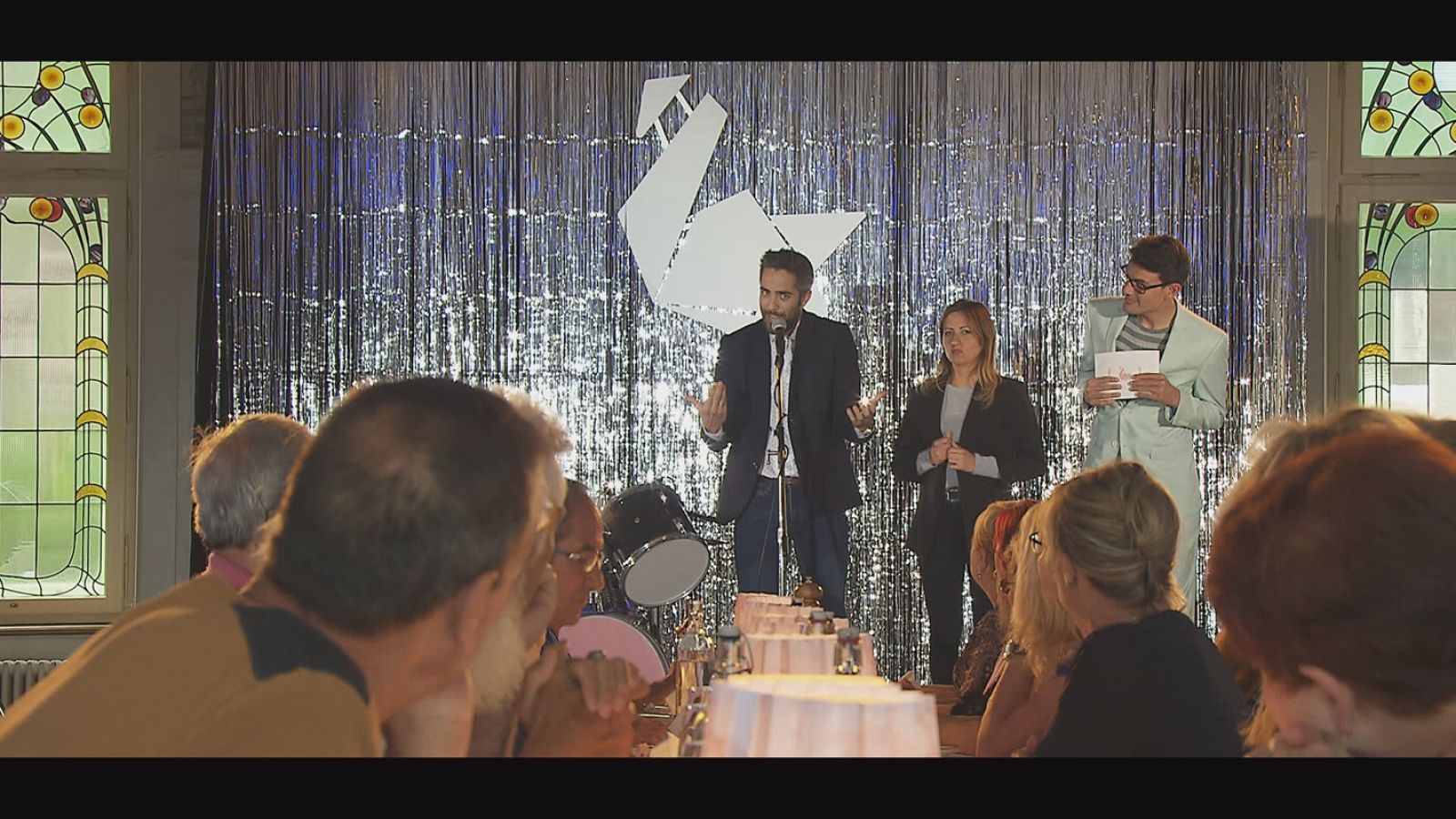 Roberto Leal presentando las pruebas del próximo programa de 'Hotel Romántico'