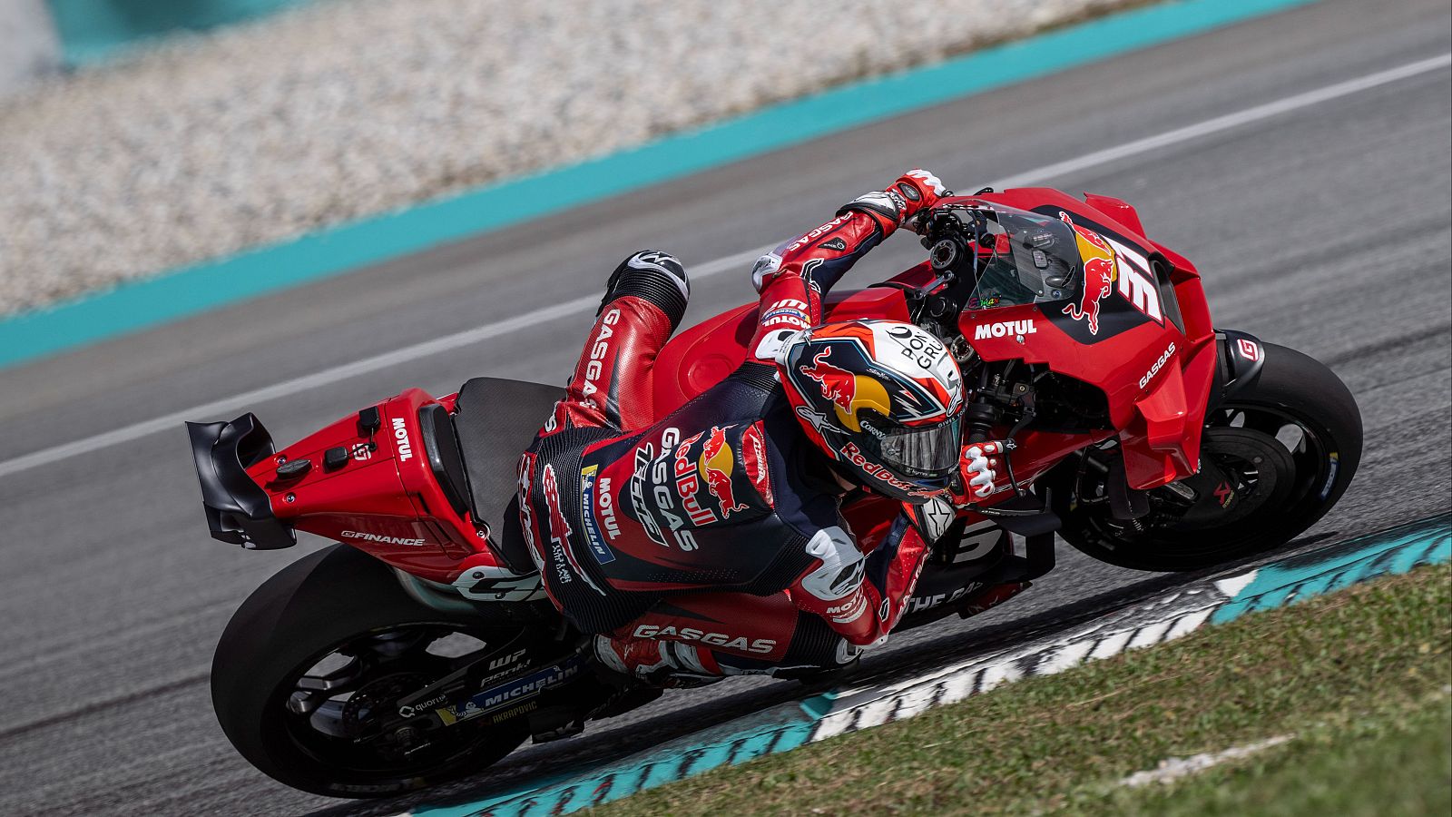 Pedro Acosta en el 'shakedown' de MotoGP 2024