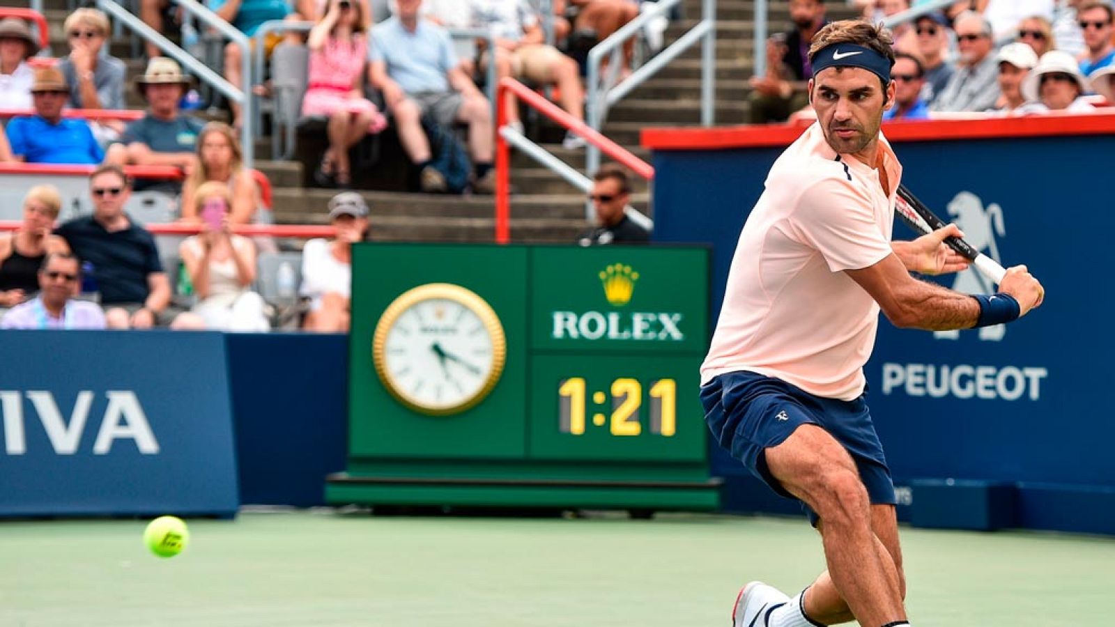 El suizo Roger Federer, durante su encuentro ante David Ferrer