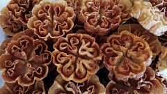Receta de flores fritas de carnaval