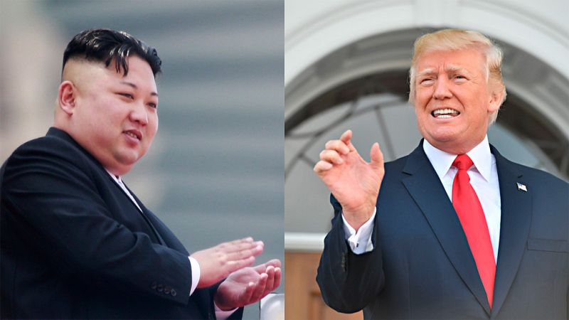 Trump asegura que Estados Unidos está "listo para el combate" contra Corea del Norte 