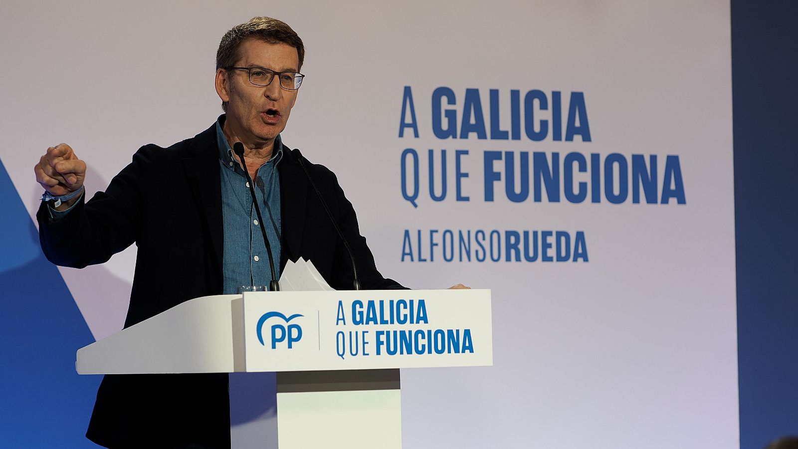 Feijóo alerta sobre el "multipartito" en Galicia