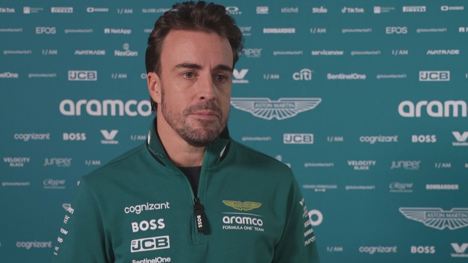Fernando Alonso, con Aston Martin