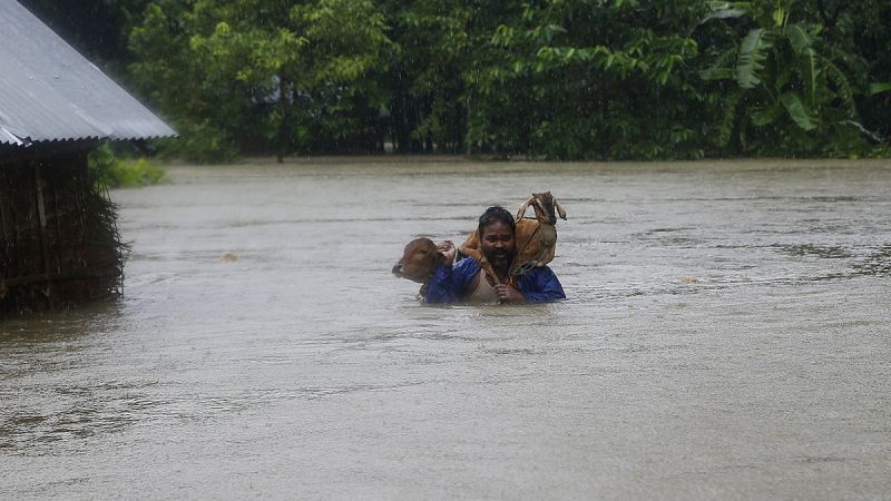 Al menos 30 muertos por las inundaciones provocadas por las fuertes lluvias en Nepal
