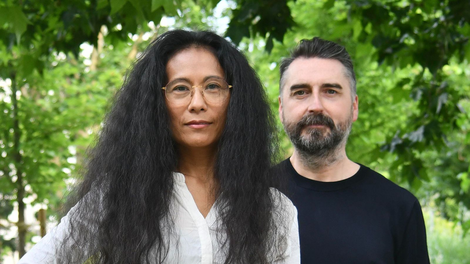 Sandra Gamarra Heshiki y Agustín Pérez Rubio