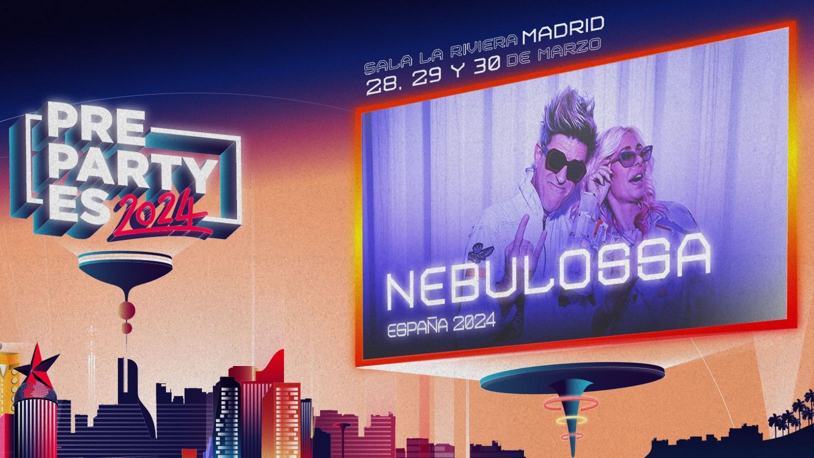 Nebulossa, anfitriones del 'Euroverso' en la PrePartyES 2024