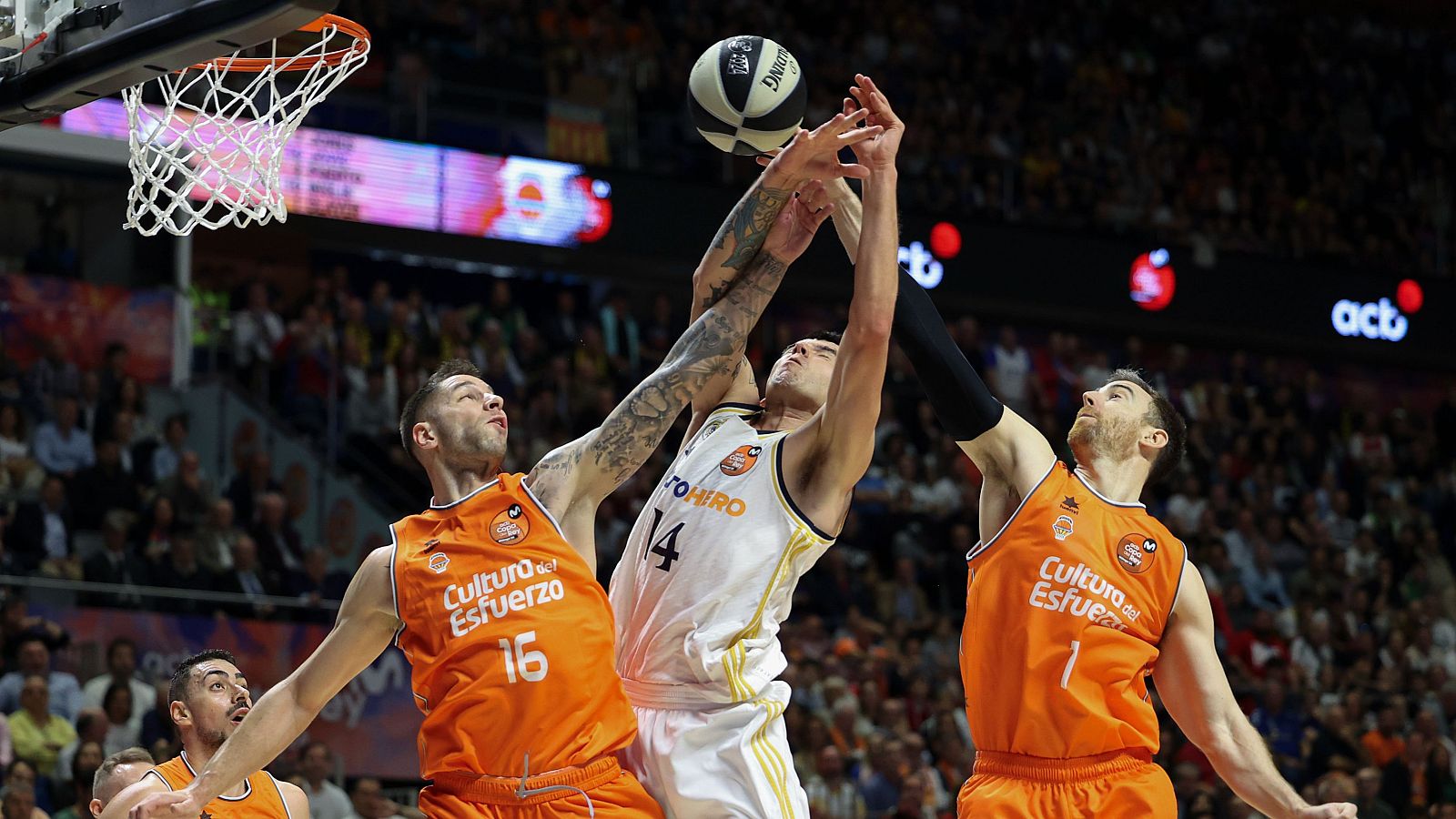 Gabriel Deck, en el partido ante el Valencia Basket