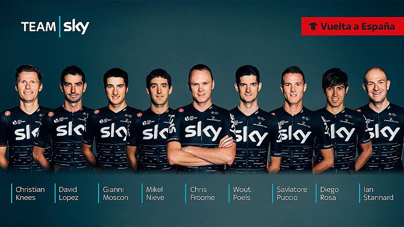 Froome viene a la Vuelta con un potente equipo para saldar cuentas