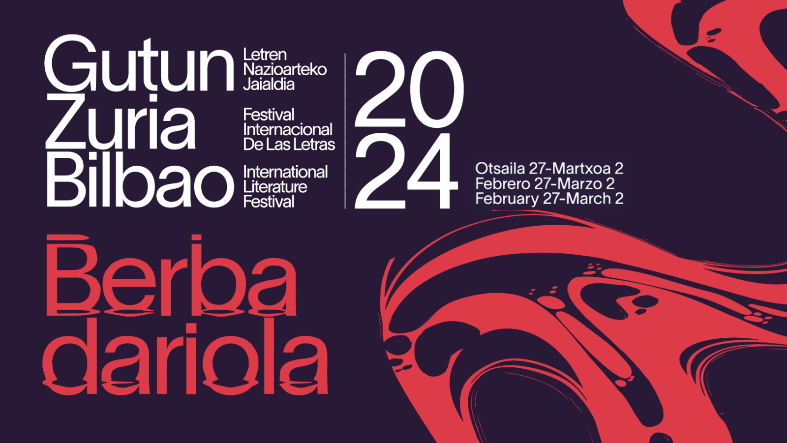 Cartel de Gutun Zuria 2024