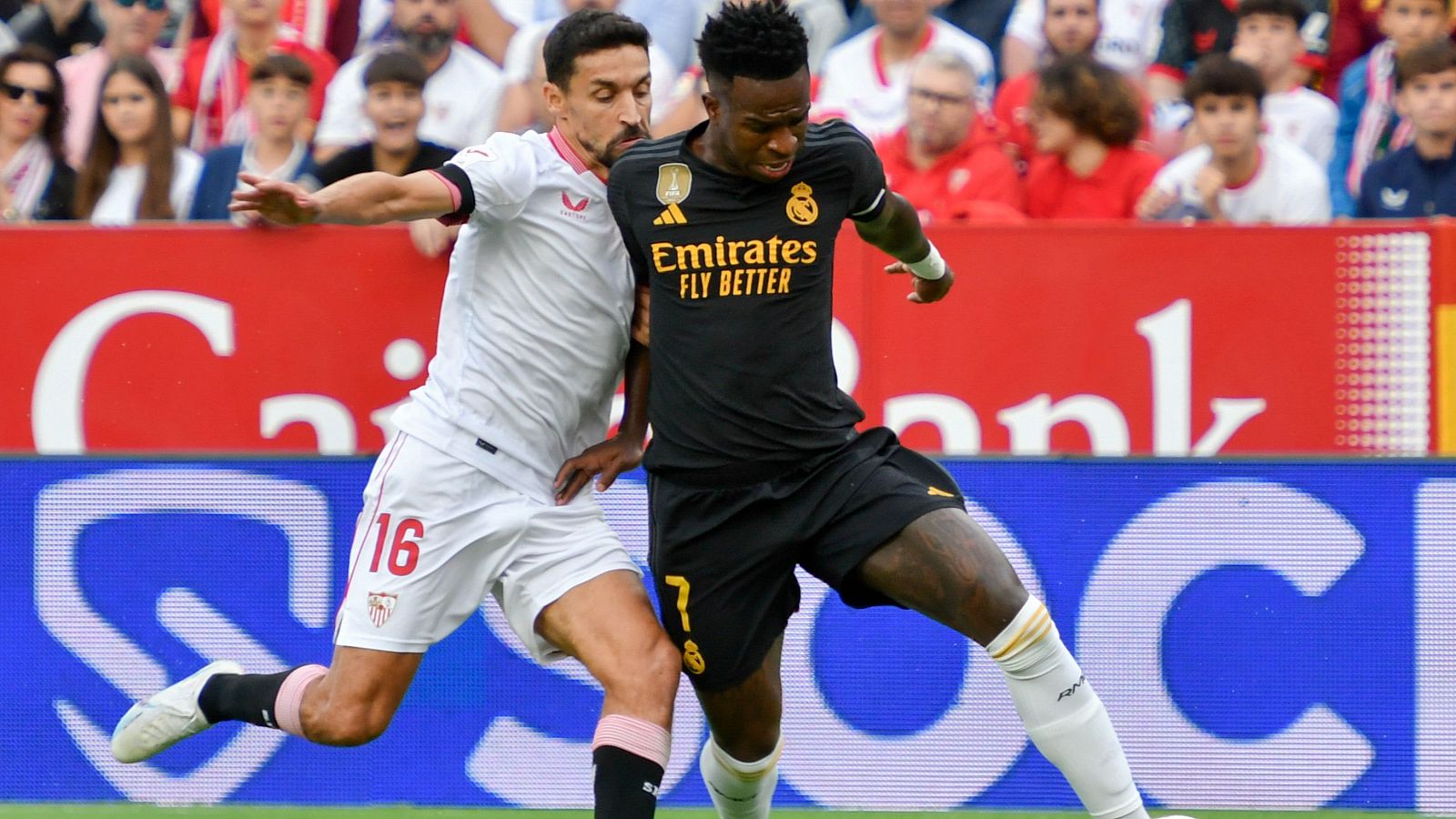 Real Madrid - Sevilla, en directo: Vinicius ante Jesús Navas