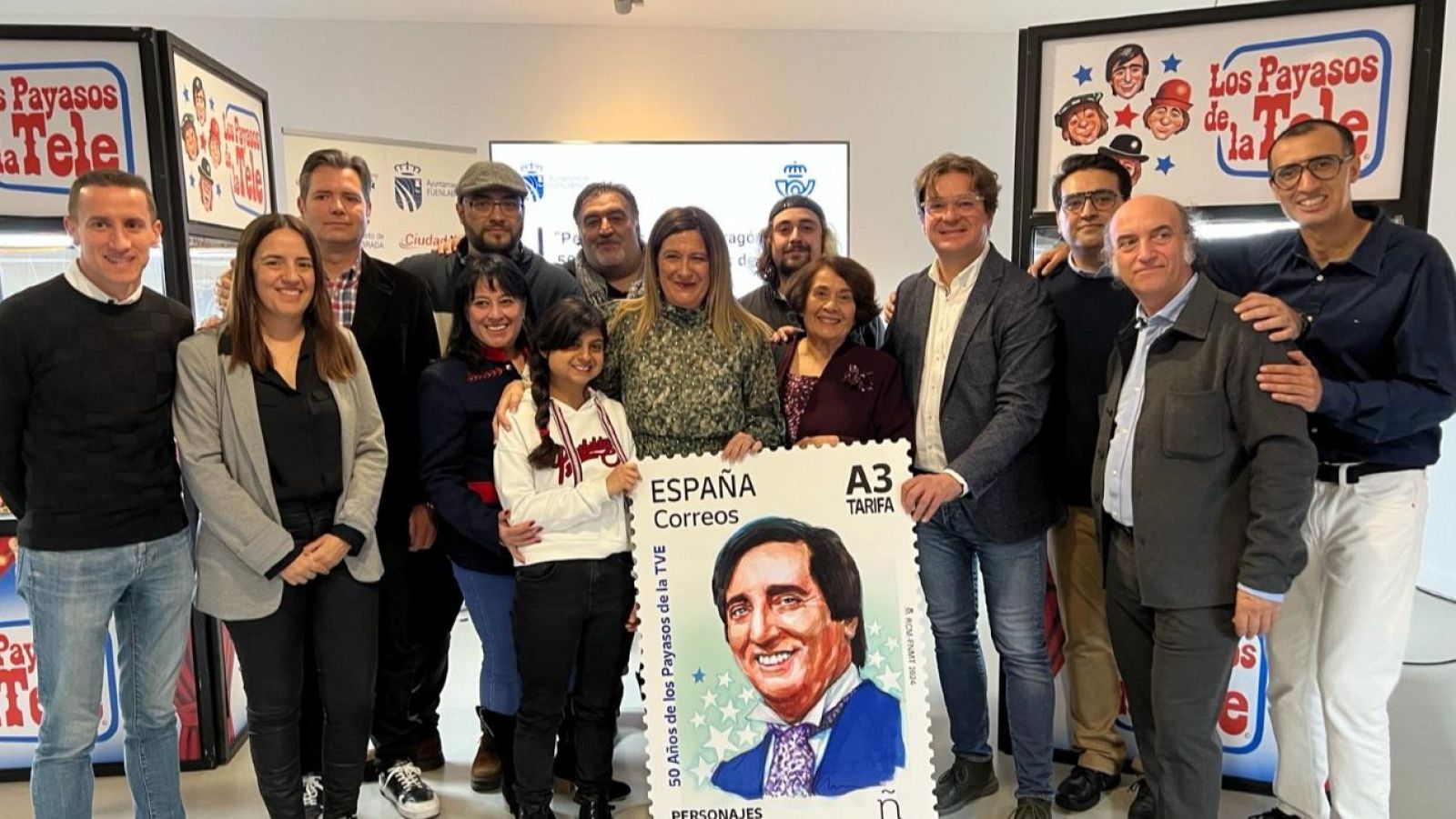 Presentacion del sello dedicado a Gaby