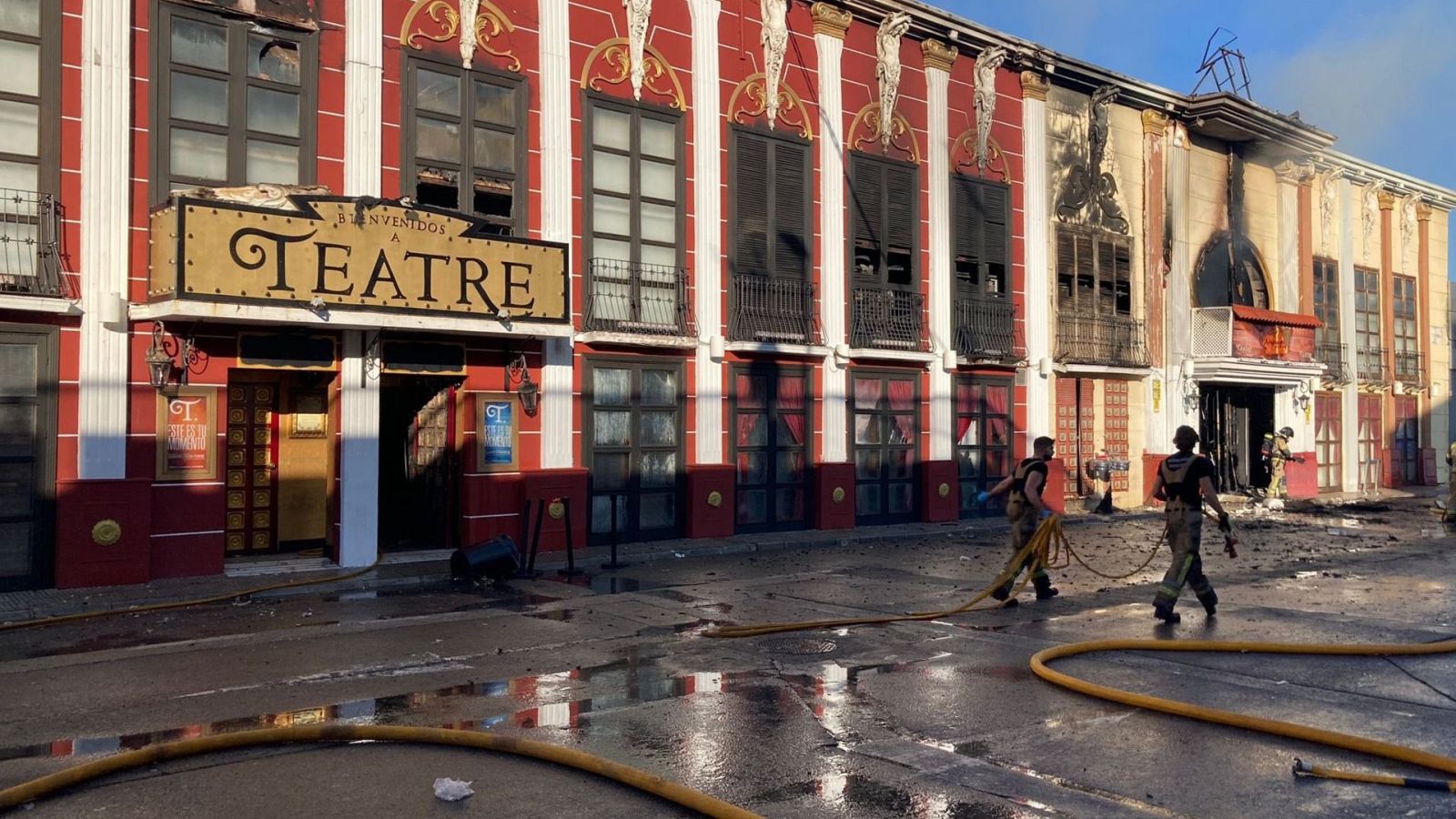 Imagen de la discoteca incendiada en Murcia el pasado octubre (EFE)