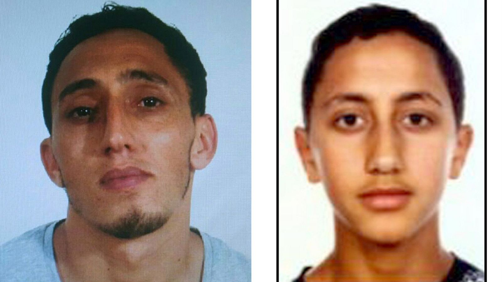 Fotografías de Driss Oukabir (izquierda) y Moussa Oukabir