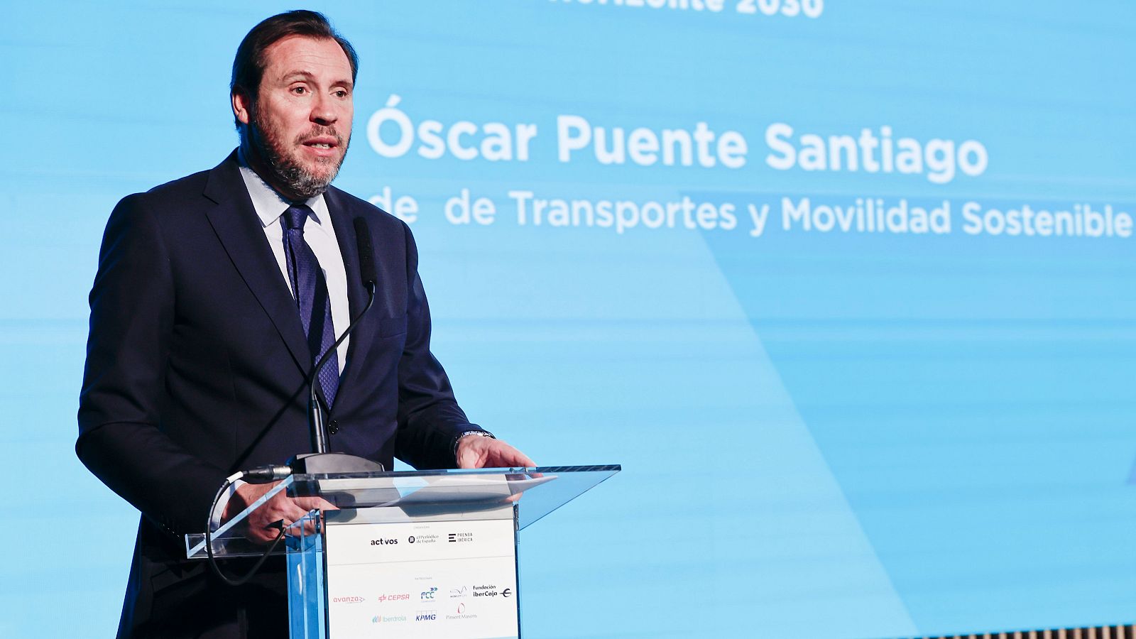 El ministro de Transportes, Óscar Puente. (EFE/ Sergio Perez)