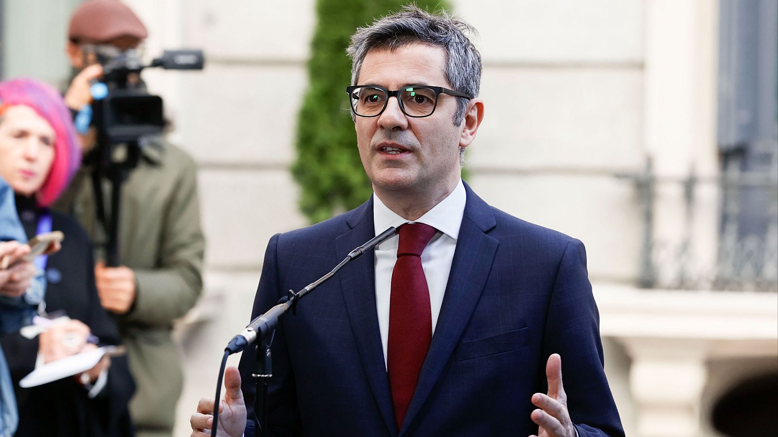 El ministro de Presidencia, Félix Bolaños