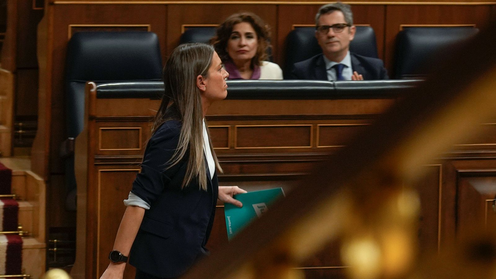 La portavoz de Junts en el Congreso, Míriam Nogueras