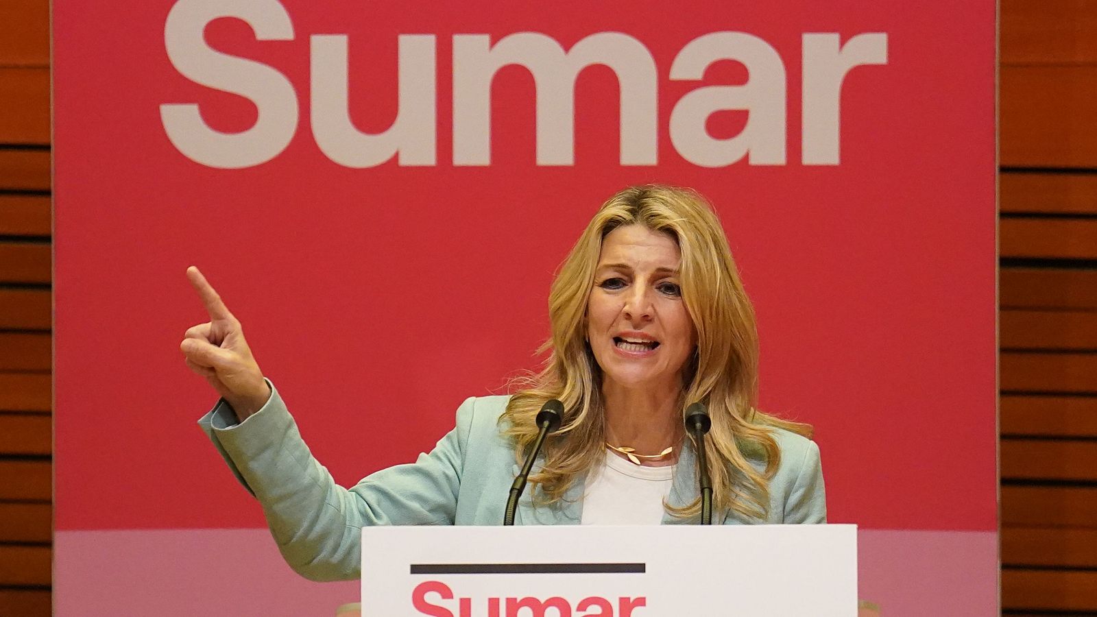 Yolanda Díaz formaliza su candidatura para liderar Sumar