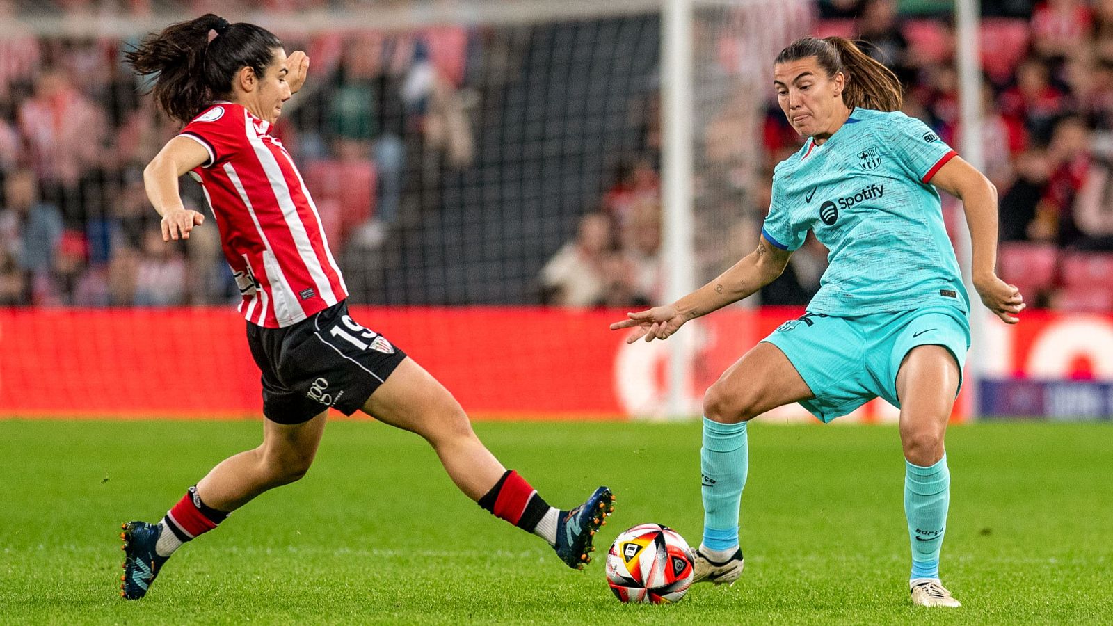 Partido de ida de la Copa de la Reina entre Barça y Athletic