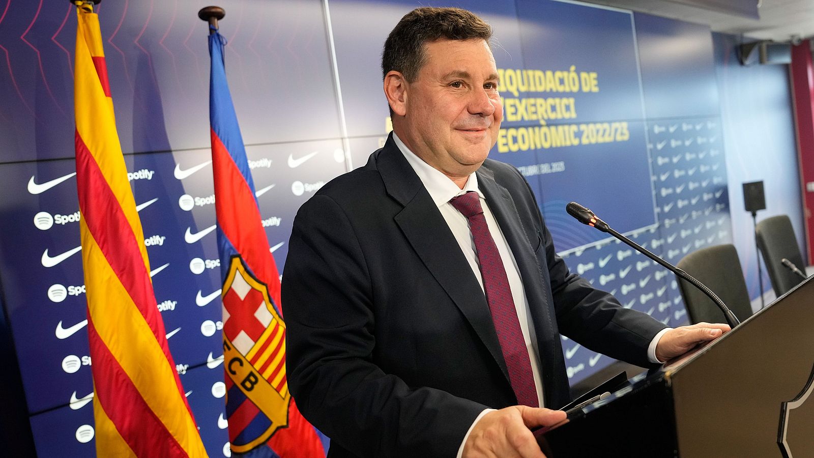 Dimite Eduard Romeu, vicepresidente del área económica del FC Barcelona