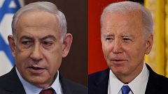 Biden advierte a Netanyahu que una ofensiva en Ráfah aumentaría la "anarquía" en Gaza
