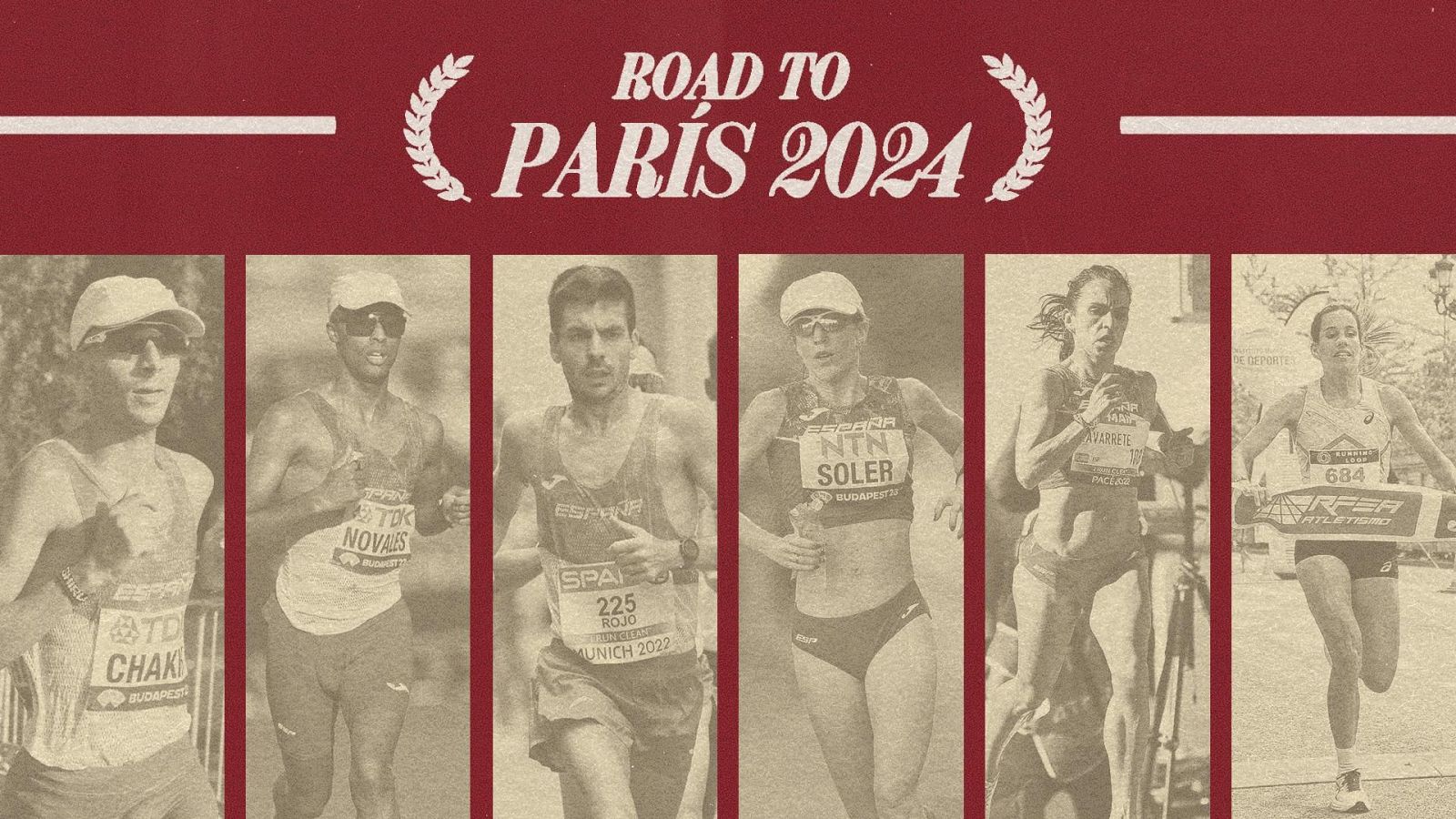 Equipo español de maratón - París 2024