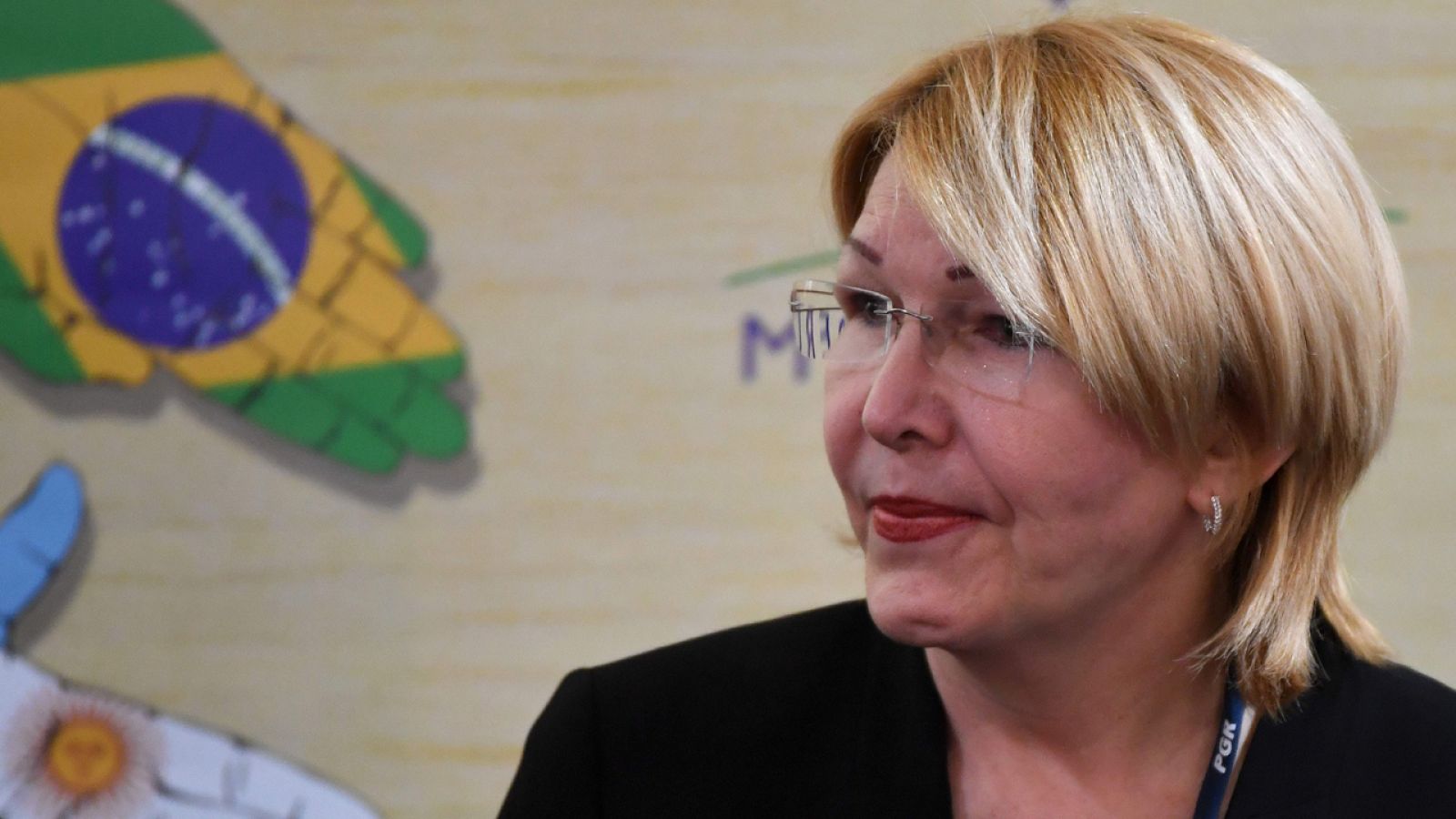 La exfiscal general venezolana, Luisa Ortega, fotografiada en Brasil