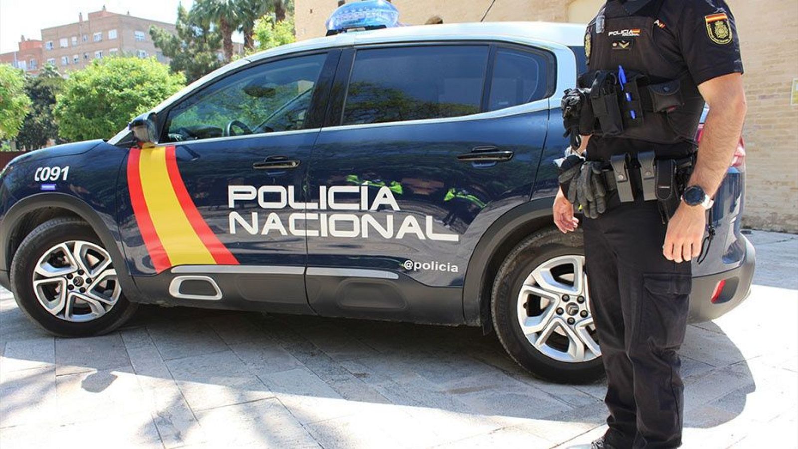 Foto de archivo de un agente de la Policía Nacional