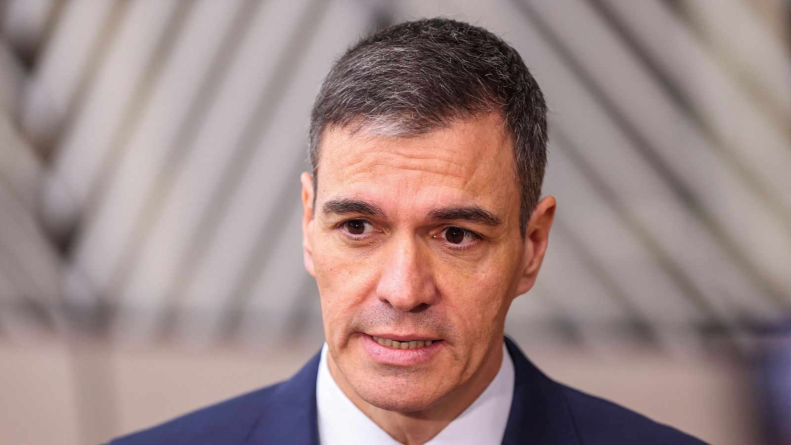 Pedro Sánchez, a su llegada al Consejo Europeo en Bruselas