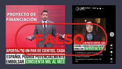Este vídeo de periodistas de RTVE hablando de un proyecto financiero con Amancio Ortega es falso