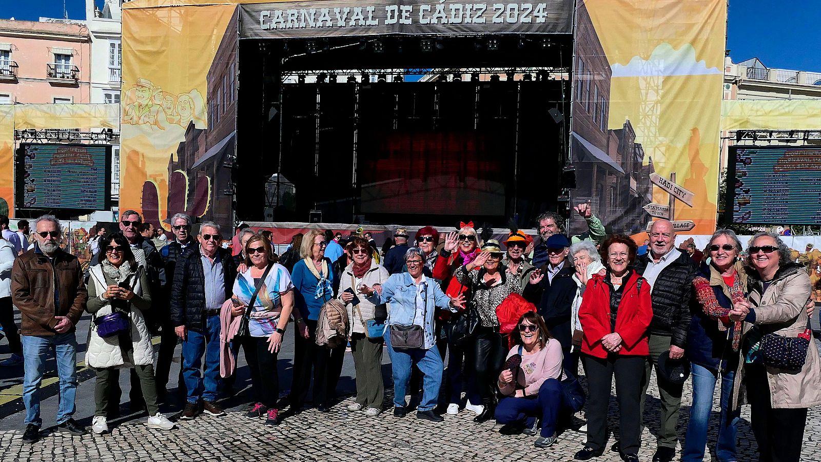 El grupo del viaje a Cádiz