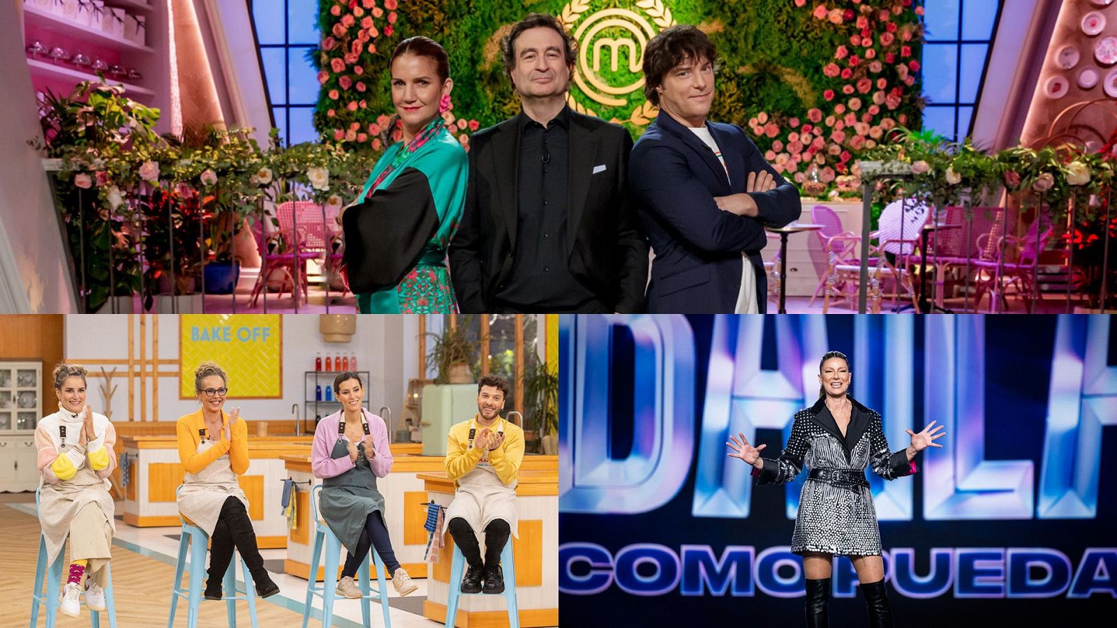 'MasterChef 12', ‘Bake Off: famosos al horno’ y ‘Baila como puedas’