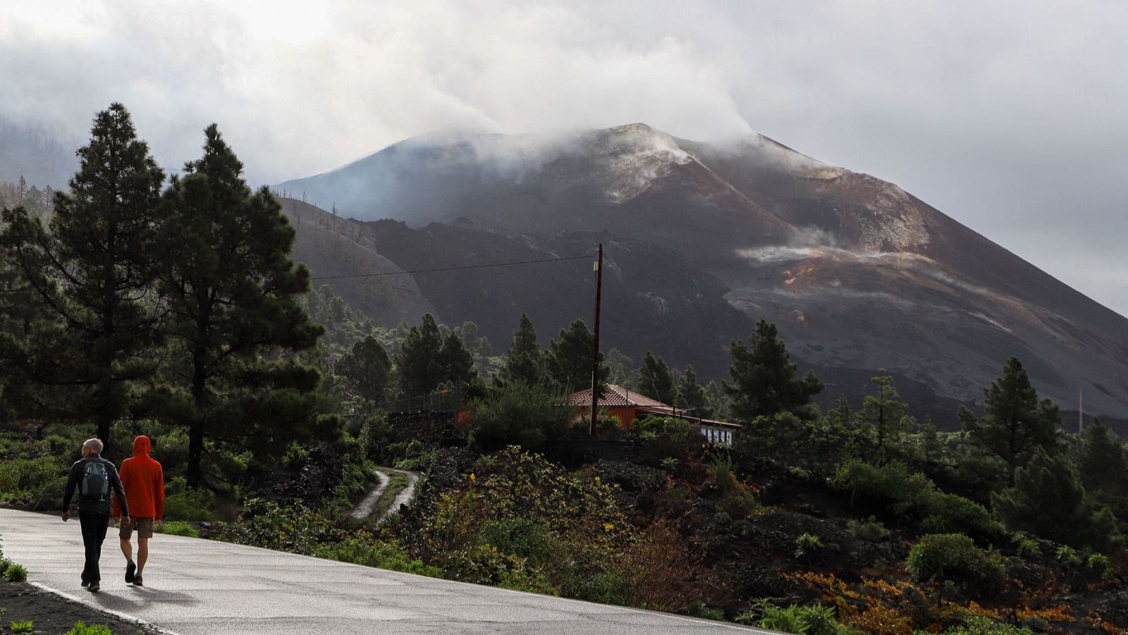 Imagen del volcán de La Palma que erupcionó en 2021.