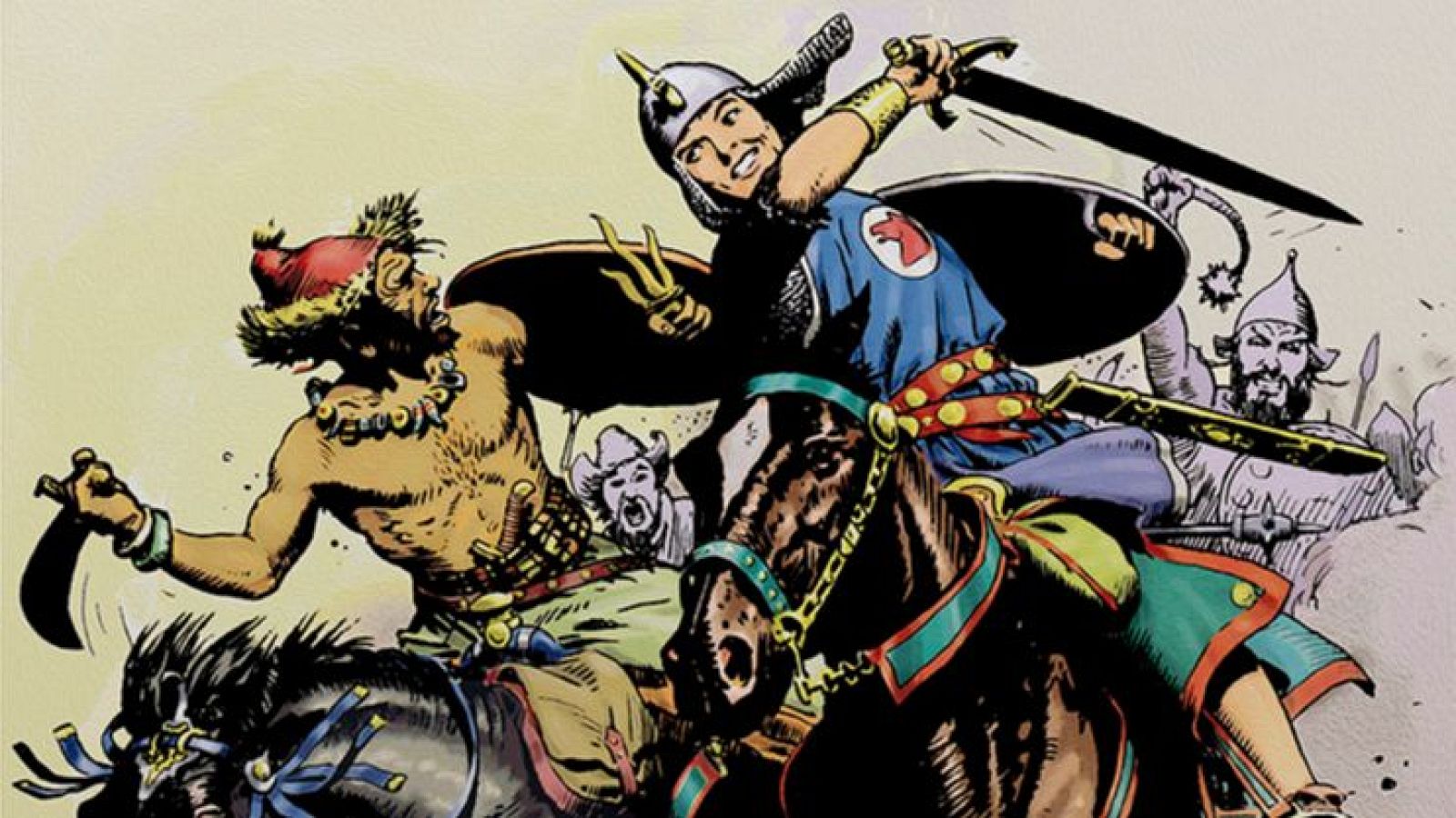 Detalle de una viñeta de 'El Príncipe Valiente'