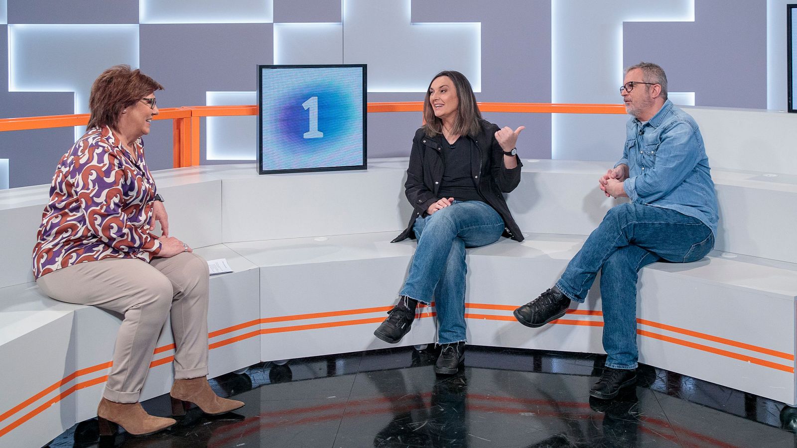 María Escario, Mar Díaz y Javier García Díaz