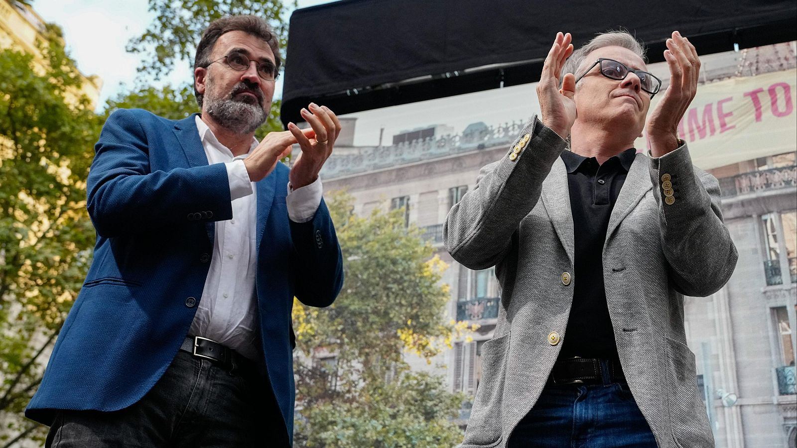 El ex secretario general de Vicepresidencia y Economía de la Generalitat Josep María Jové y Lluís Salvadó