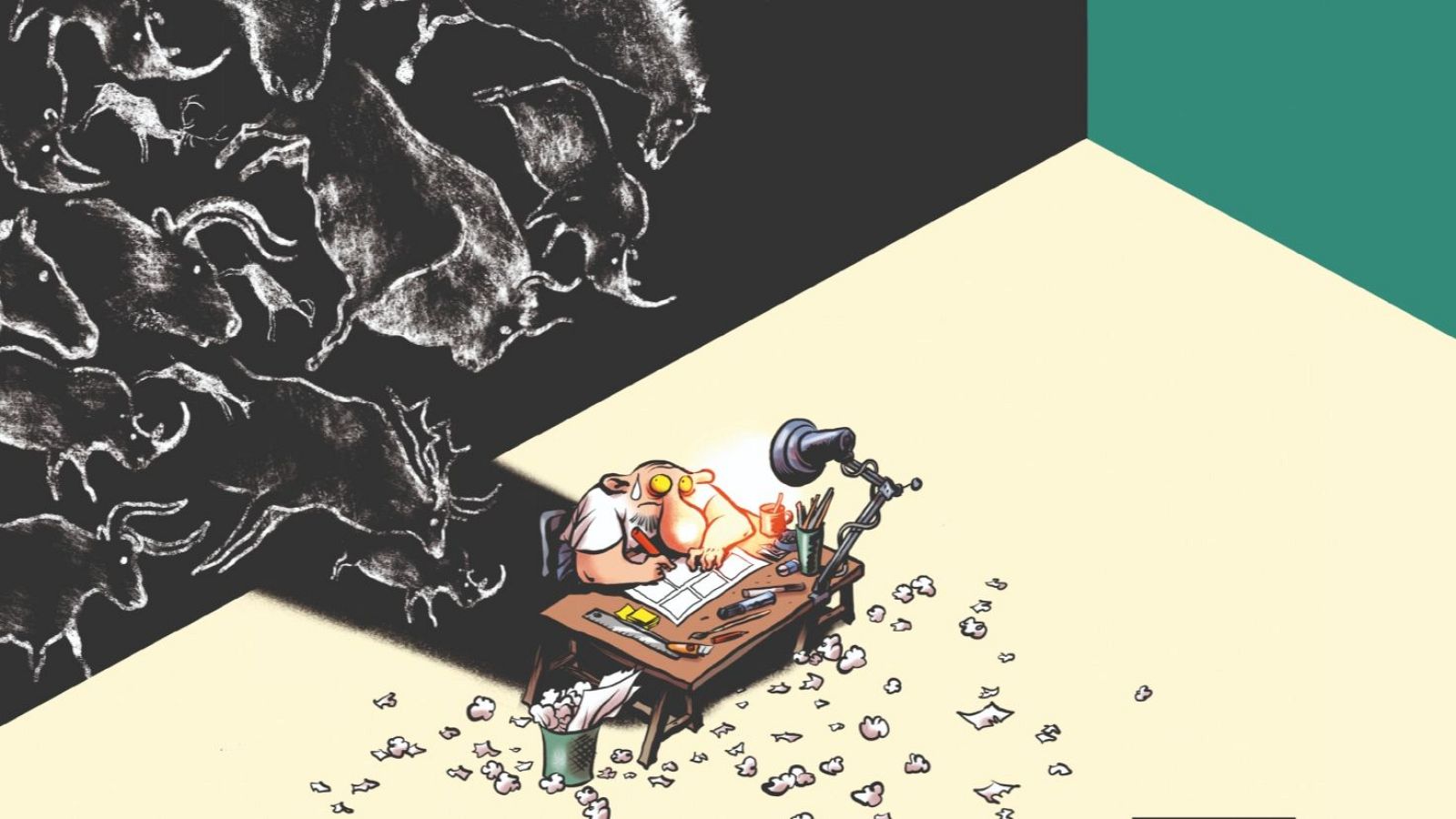 Detalle de la portada de 'Terapia de grupo'