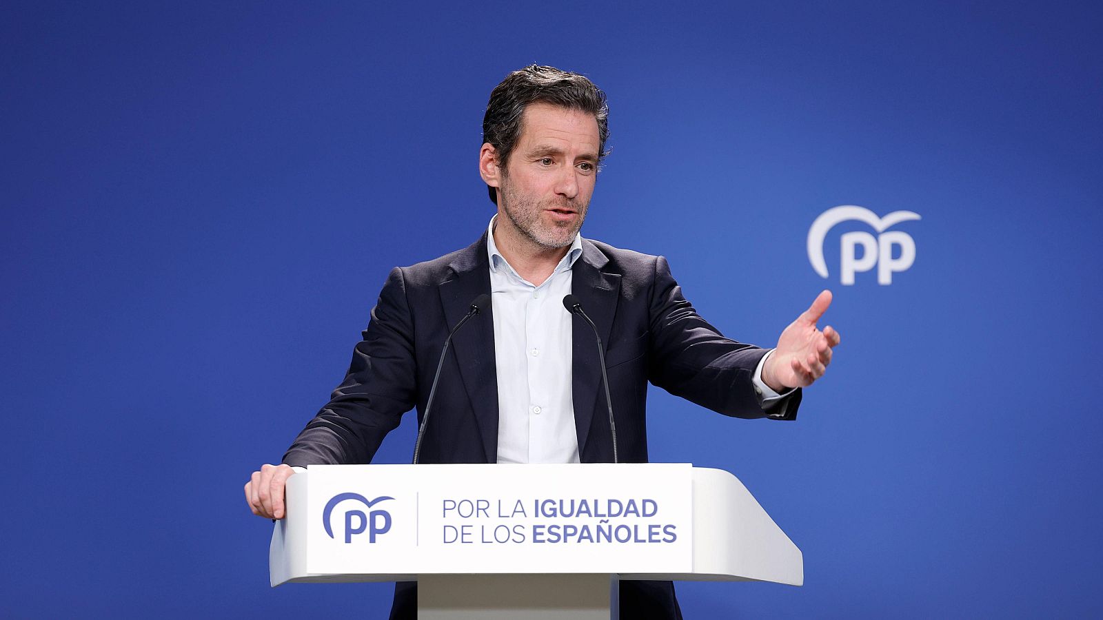 Rueda de prensa del portavoz de PP Borja Sémper tras reunión del Comité de dirección del PP